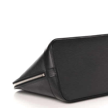 Louis Vuitton Epi Alma MM Black 7 of 11