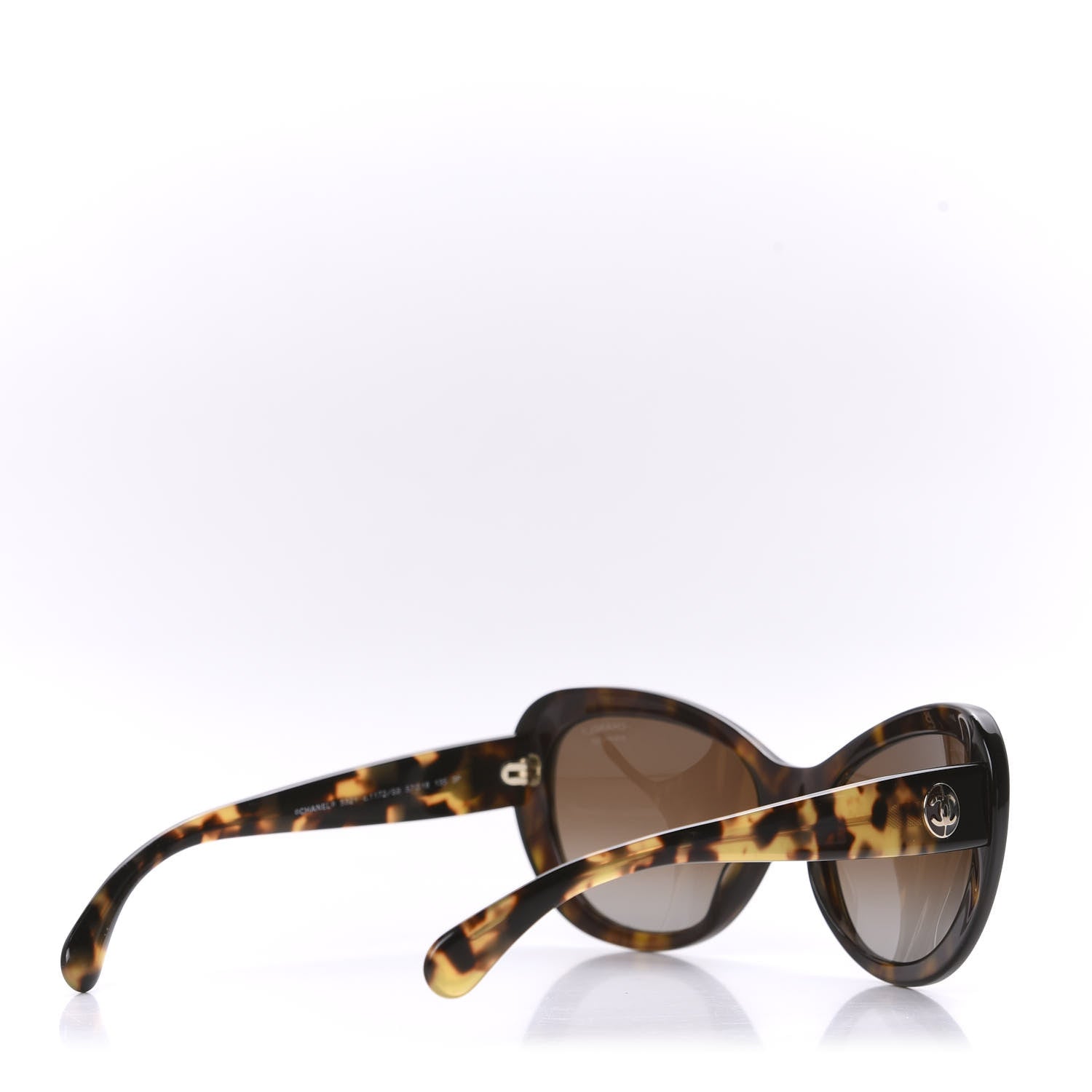Chanel Acetate Polarized Cat Eye Sunglasses 5321 Tortoise 4 of 8