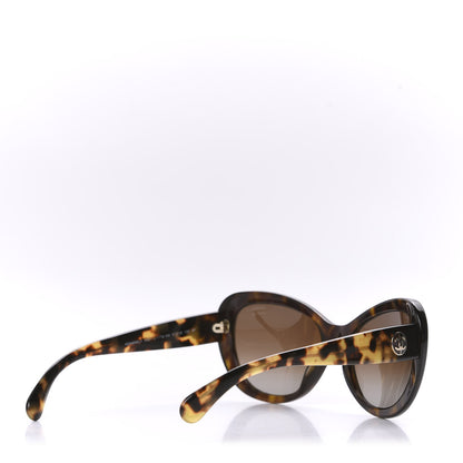 Chanel Acetate Polarized Cat Eye Sunglasses 5321 Tortoise 4 of 8