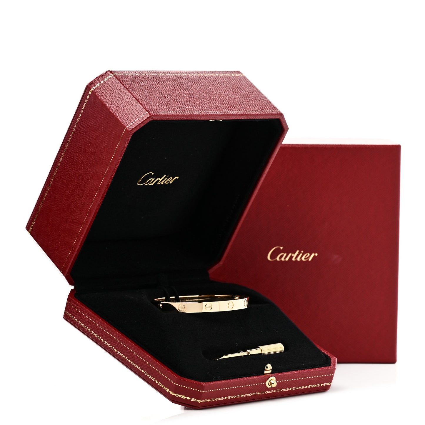 18K Yellow Gold LOVE Bracelet 17