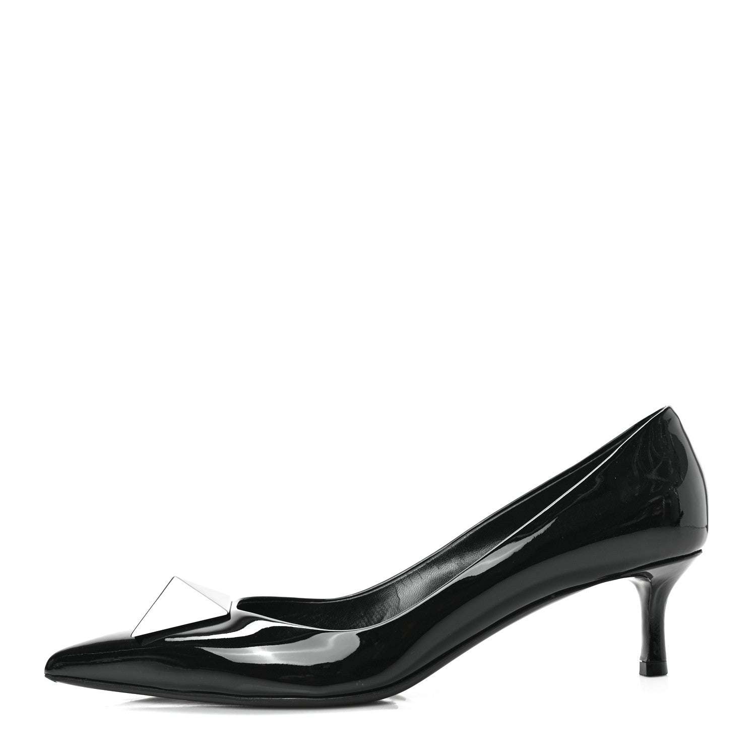 Valentino Garavani Patent One Stud 55mm Pumps 39 Black 1 of 8