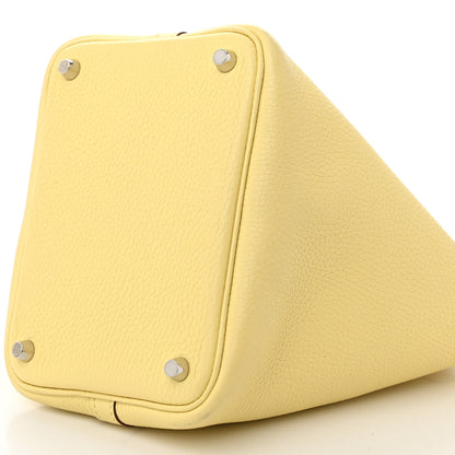 Hermes Taurillon Clemence Picotin Lock 18 PM Jaune Poussin 10 of 10