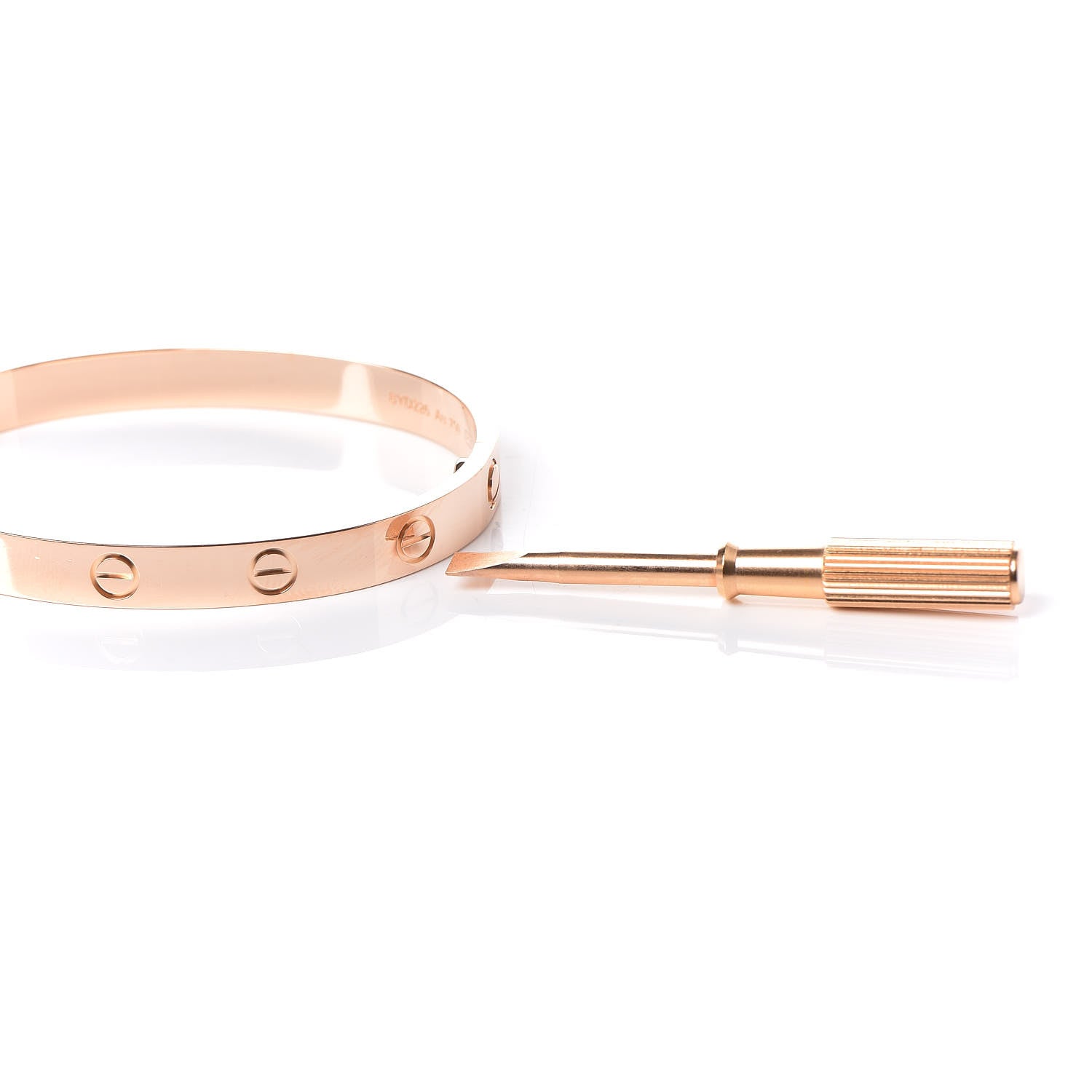 Cartier 18K Pink Gold LOVE Bracelet 16 6 of 8