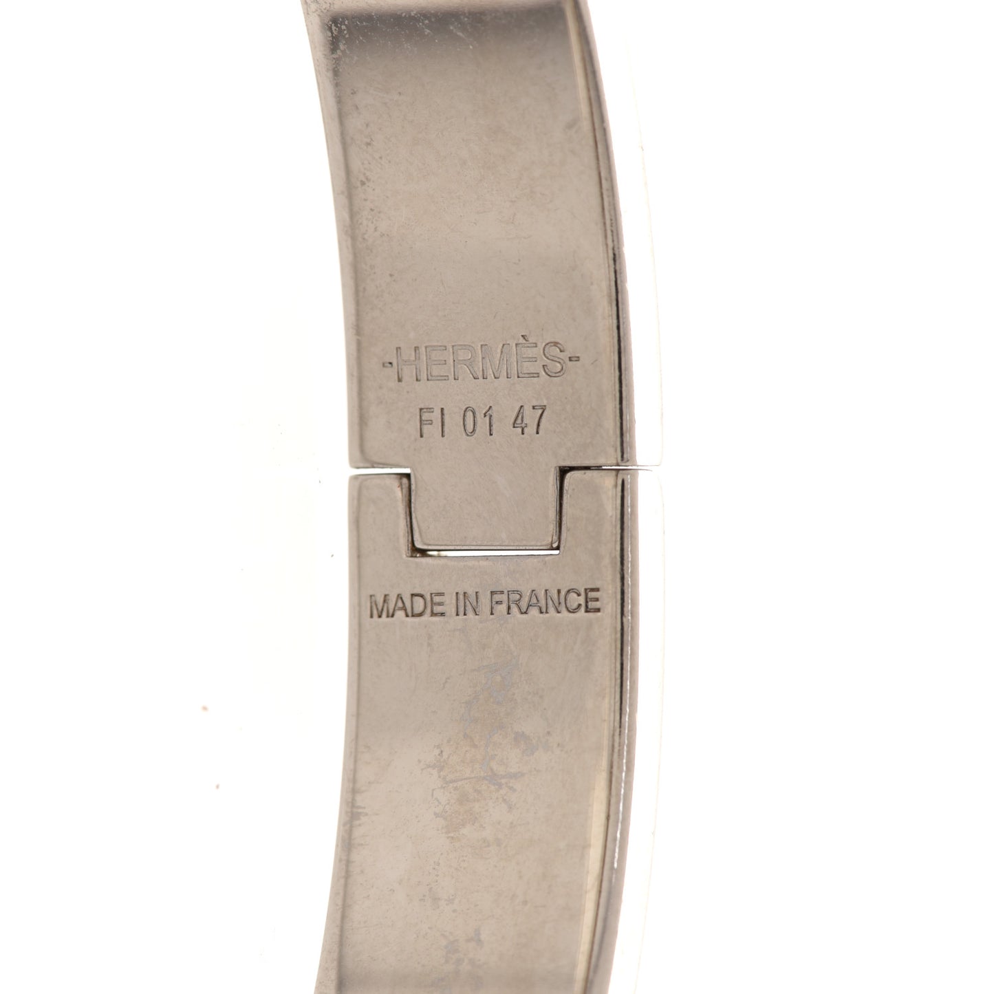 Enamel Narrow Clic Clac H Bracelet PM Bourgogne