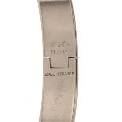 Hermes Enamel Narrow Clic Clac H Bracelet PM Bourgogne 4 of 5