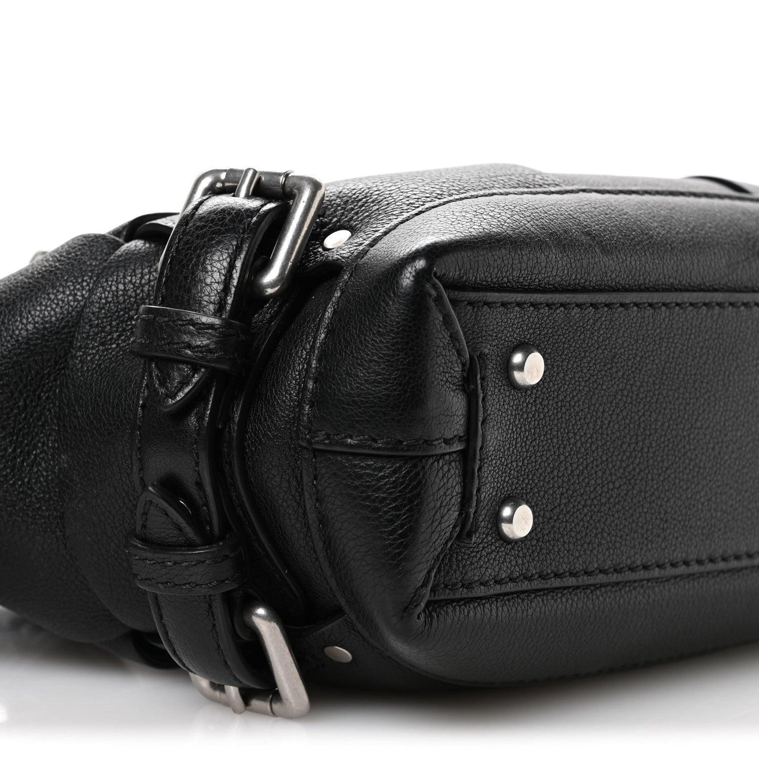 Bottega Veneta Grained Calfskin Arco Tool Tote Black 9 of 10