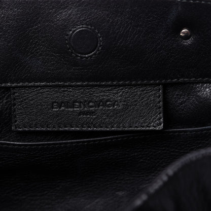 Balenciaga Veau Papier A6 Zip Around Tote Black 8 of 9