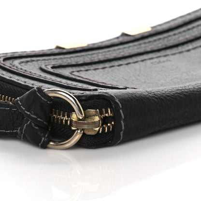 Chloe Grained Calfskin Marcie Long Zip Around Wallet Black 8 of 11