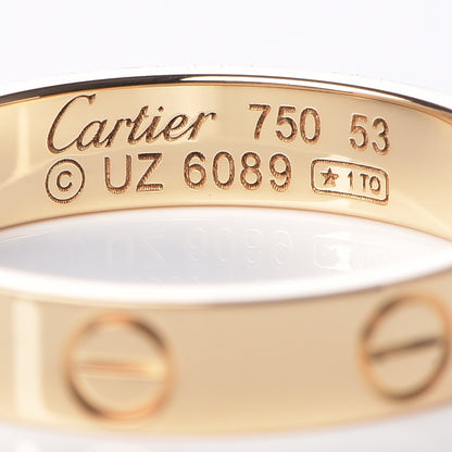Cartier 18K Yellow Gold 3.5mm LOVE Wedding Band Ring 53 6.25 4 of 4