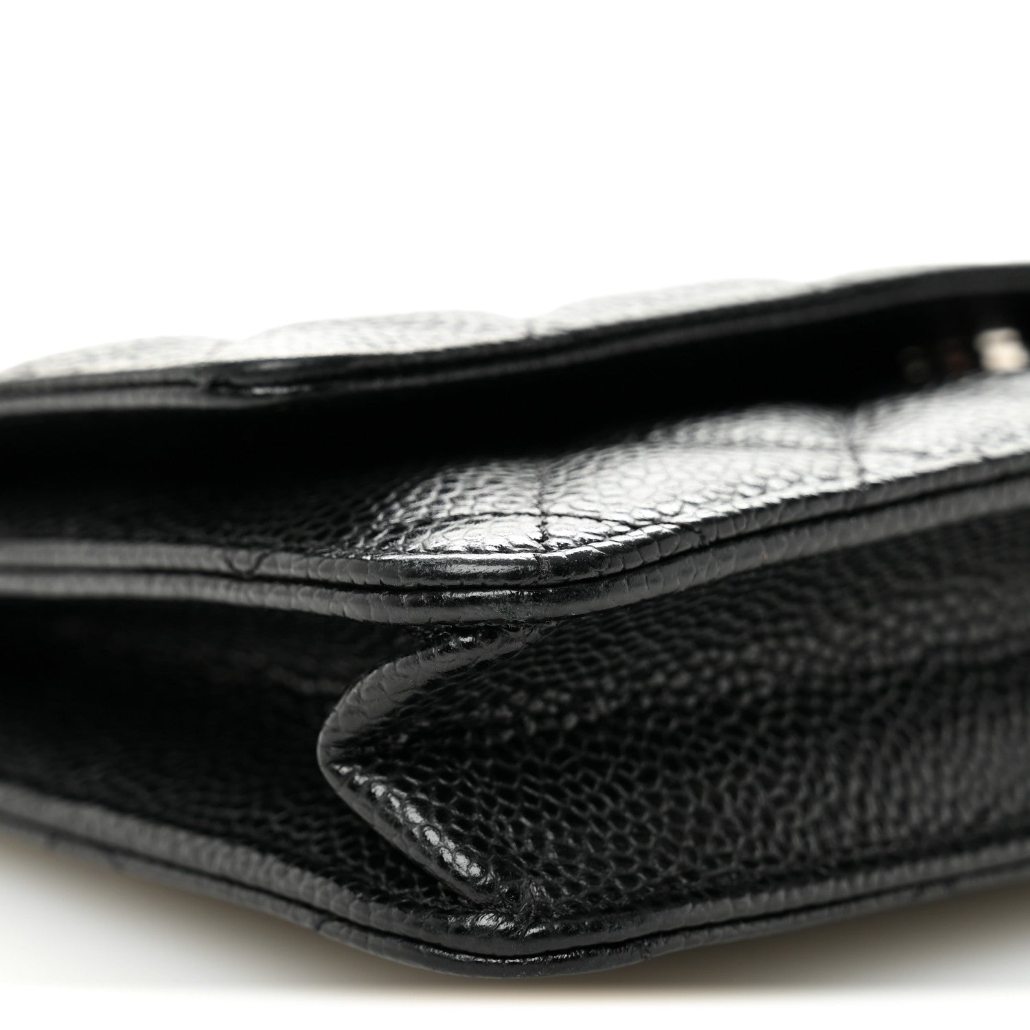 Chanel Caviar Quilted Wallet on Chain WOC Black 10 of 13