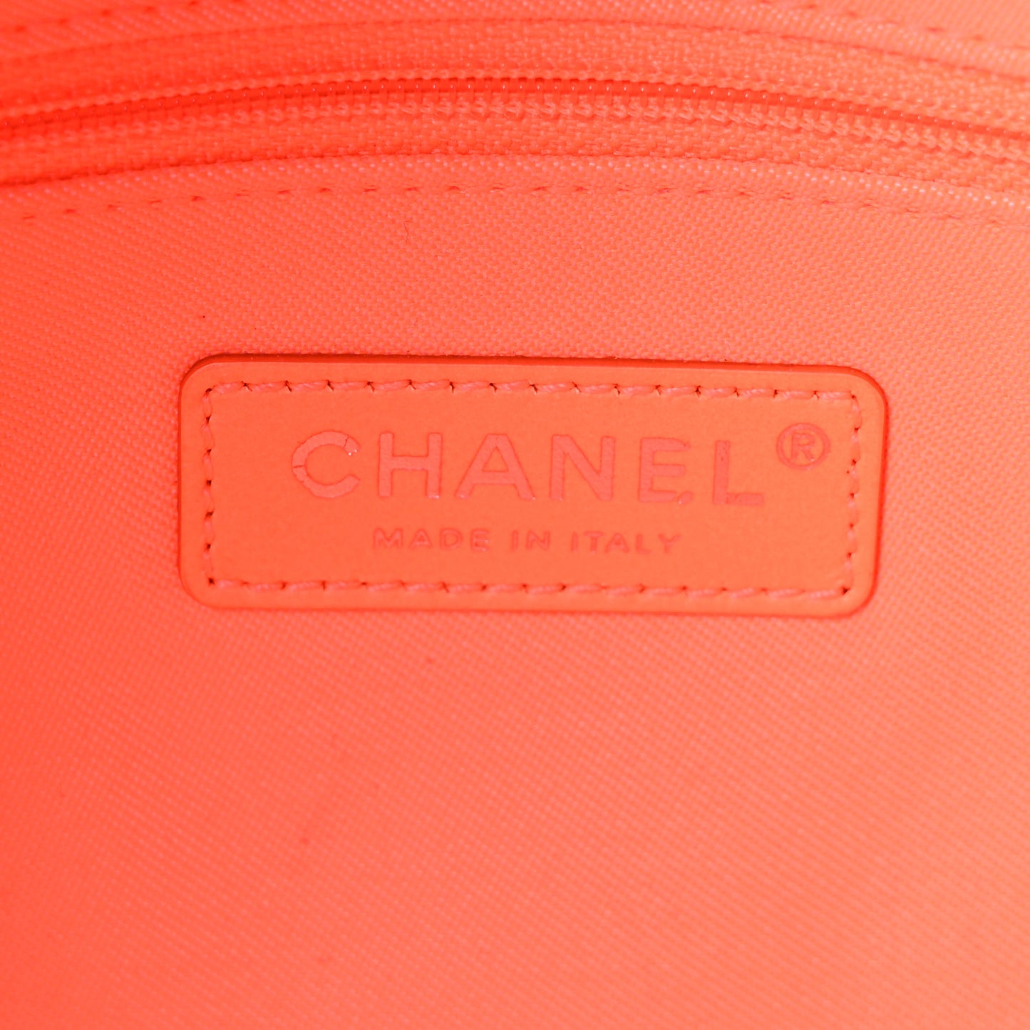 Mixed Fibers Small Deauville Tote Blue Orange
