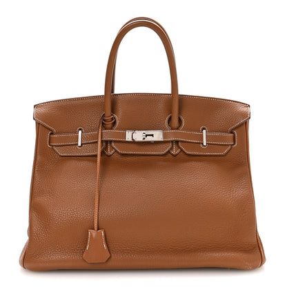 Hermes Togo Birkin 35 Gold 1 of 9