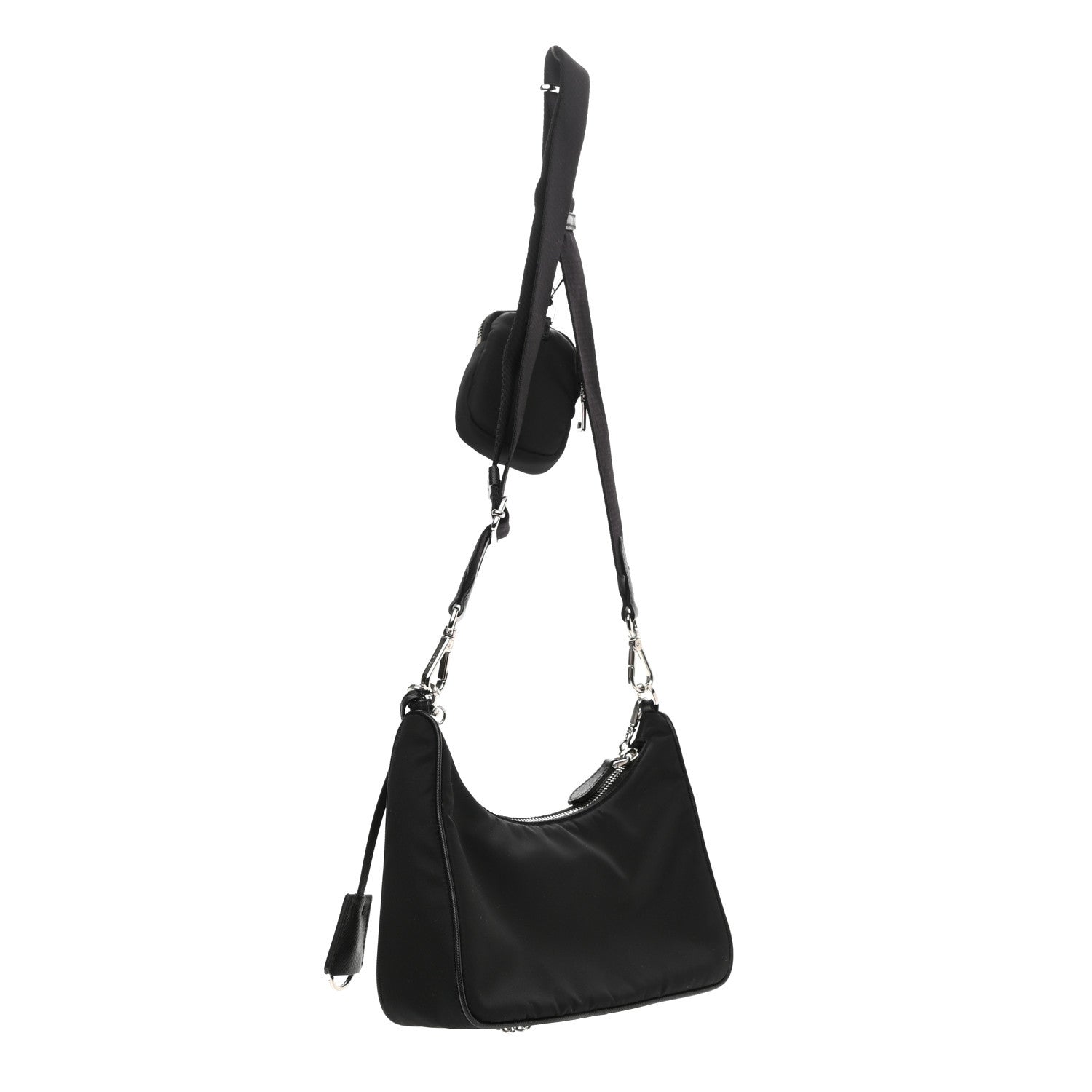 Prada Nylon Re-Edition 2005 Shoulder Bag Black 3 of 10
