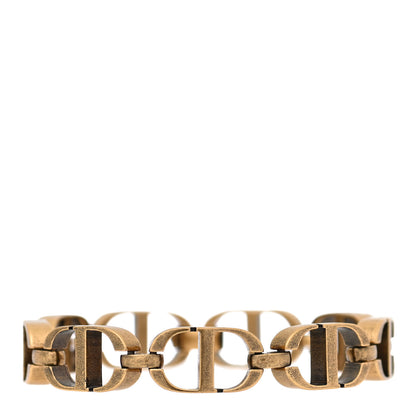 Christian Dior Metal CD Chain Bracelet Aged Gold 1 of 4