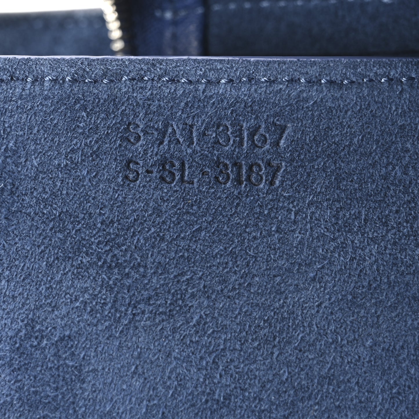 Grained Calfskin Micro Belt Bag Indigo