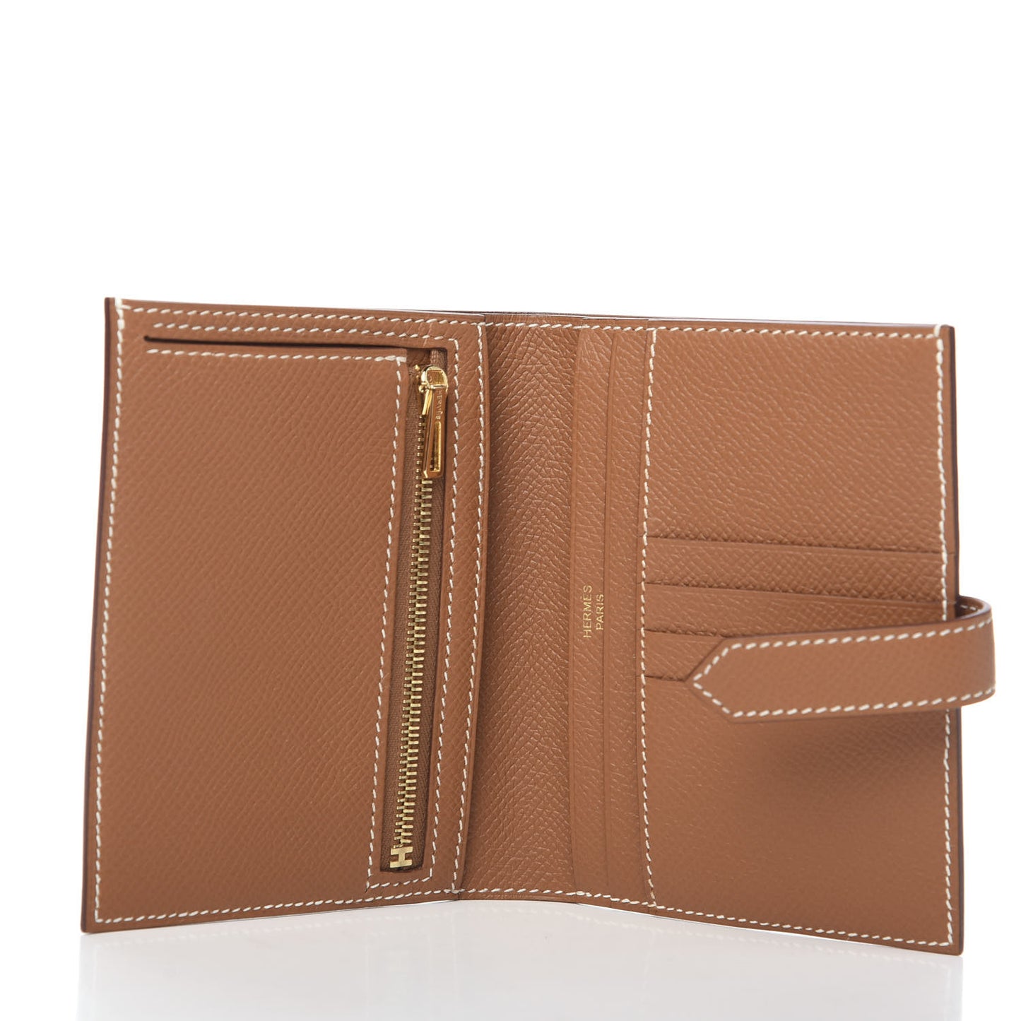 Epsom Bearn Compact Wallet Gold