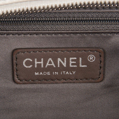 Chanel Glazed Calfskin Twisted Large Tote Gray 6 of 8