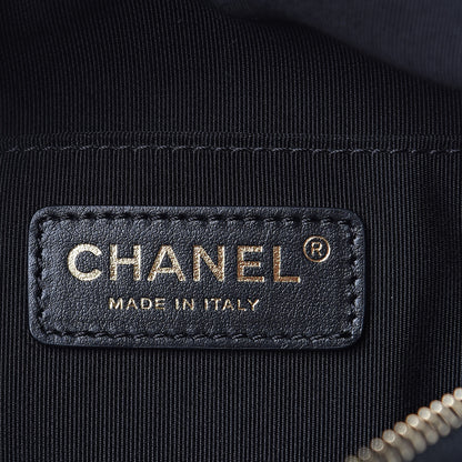 Chanel Lambskin Quilted Waist Bag Fanny Pack Black 6 of 10