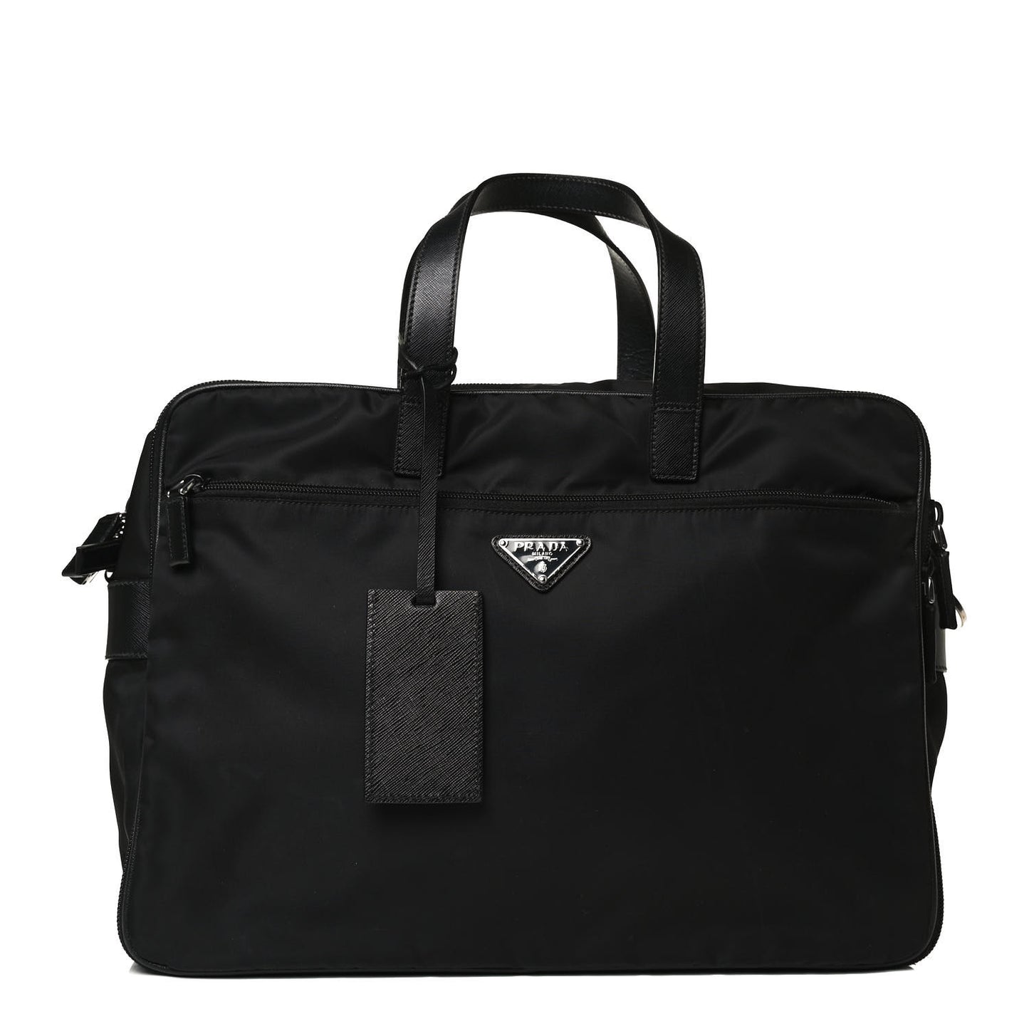 Tessuto Nylon Briefcase Black