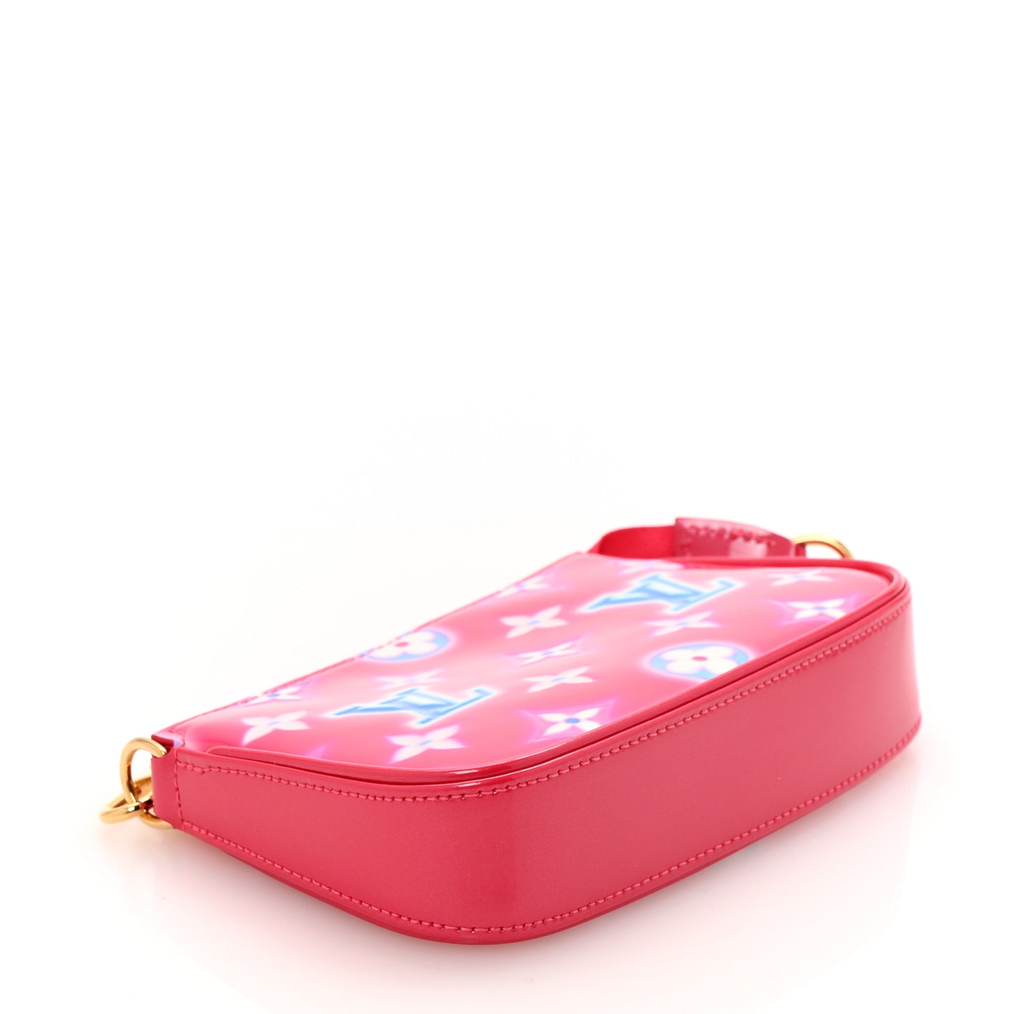 Vernis Valentine Mini Pochette Accessories Fuchsia Neon