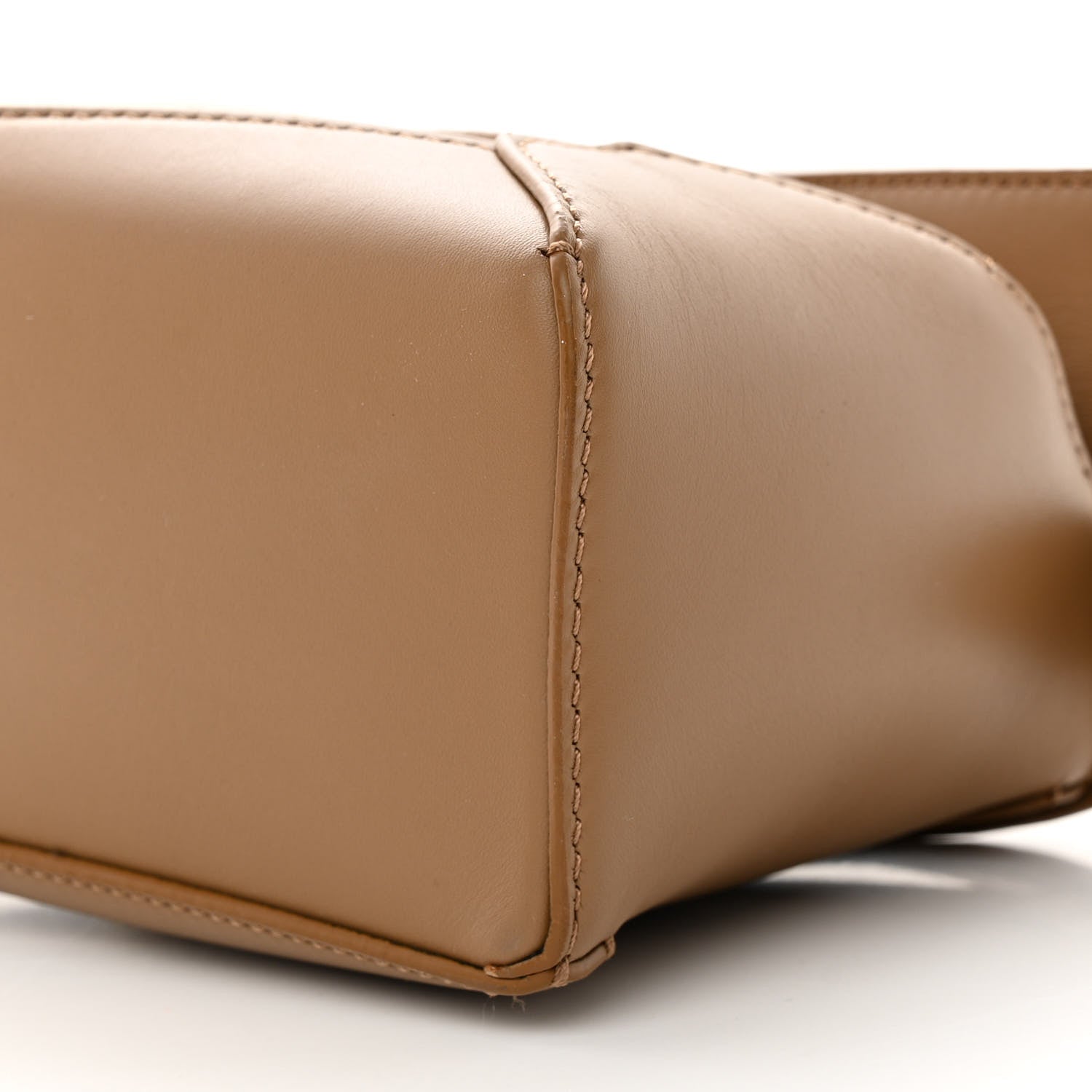 Loewe X SUNA FUJITA Satin Calfskin Mini Lemur Puzzle Edge Bag Brown 9 of 12