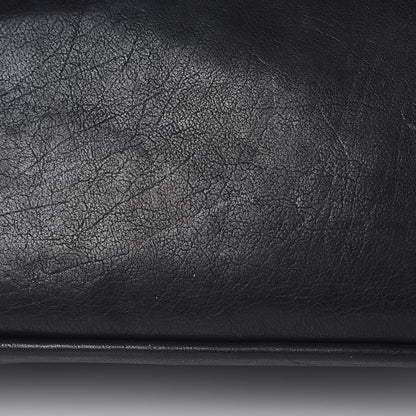 Chanel Calfskin Diamond Stitch Accordion Flap Black 13 of 14