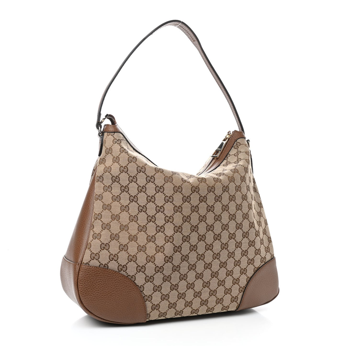 Soft GG Monogram Large Margaux Hobo Brown