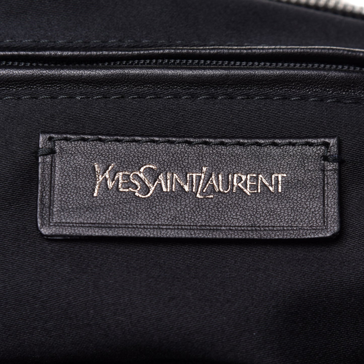 Textured Patent Medium Easy Y Bag Black