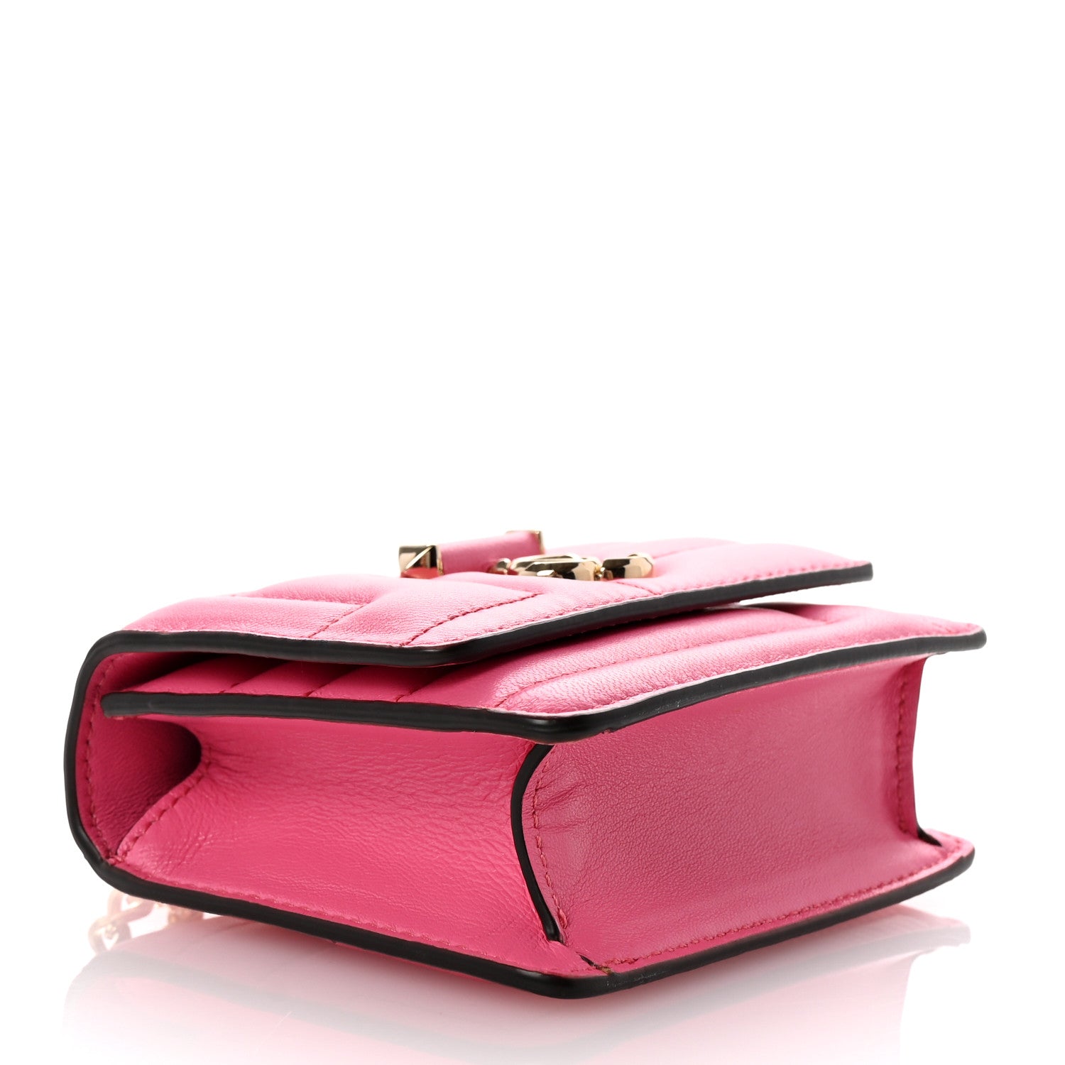 Jimmy Choo Nappa Quilted Varenne Micro Avenue Quad Candy