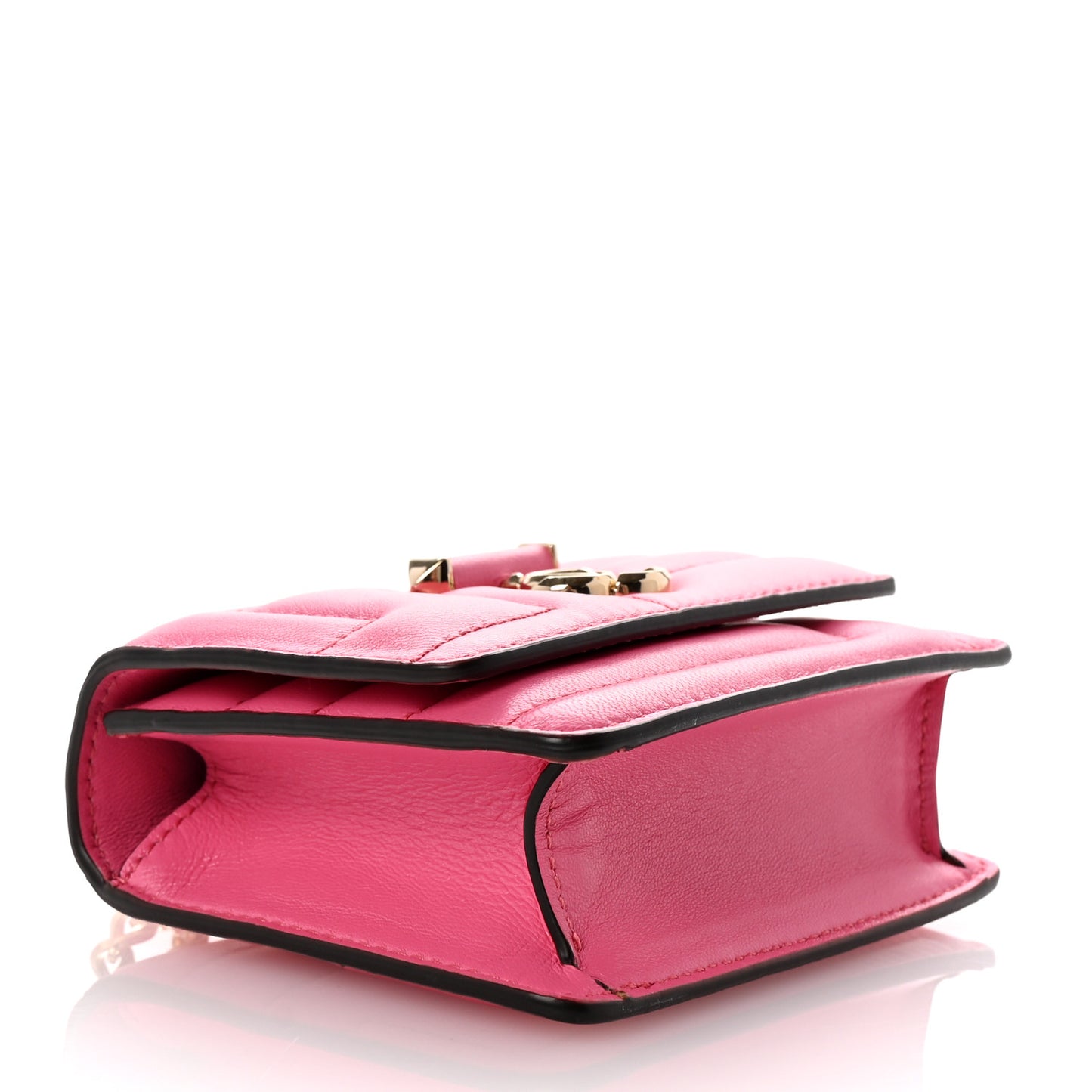 Nappa Quilted Varenne Micro Avenue Quad Candy Pink