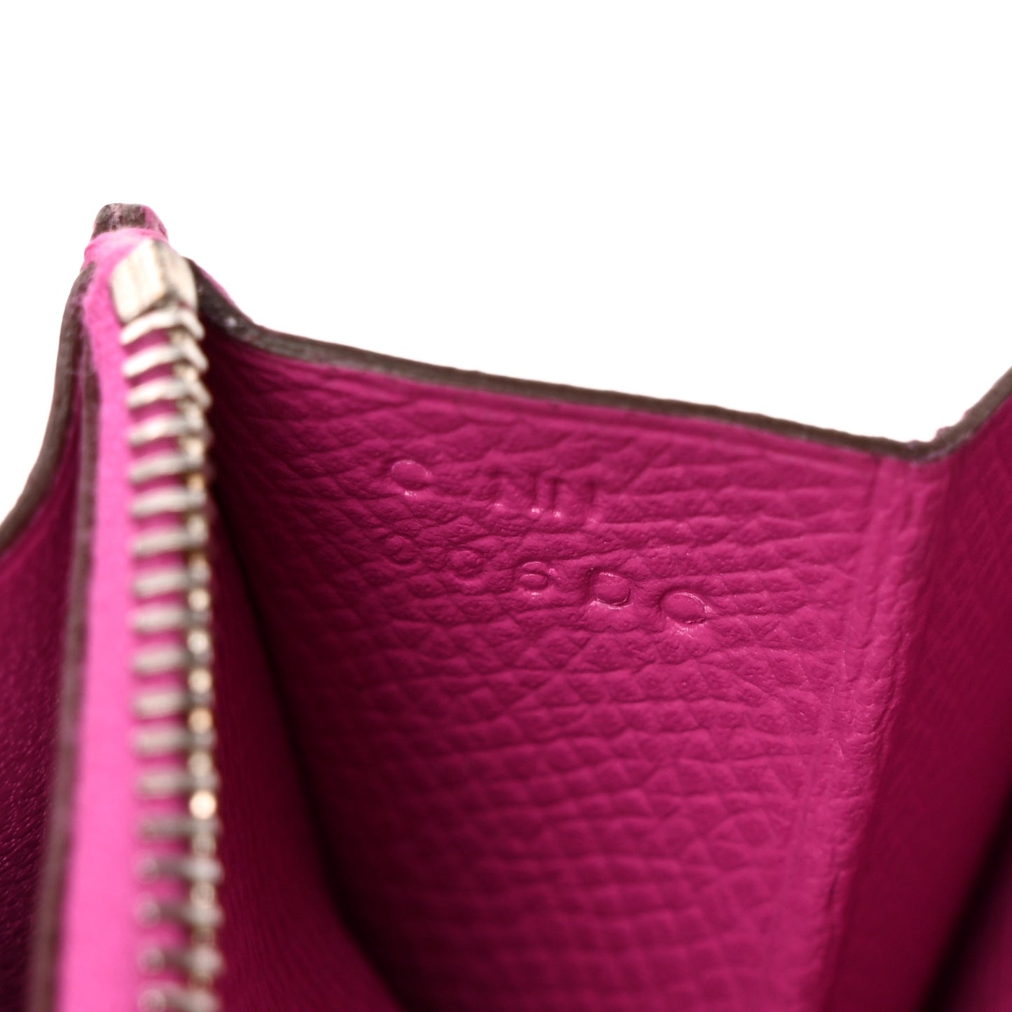 Epsom Enamel Constance Short Wallet Magnolia Bleu Brighton