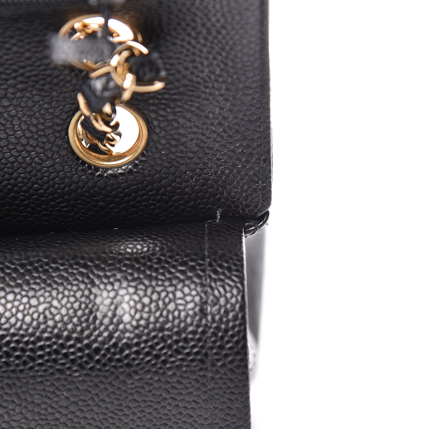 Chanel Caviar Quilted Medium Double Flap Black 11 of 16