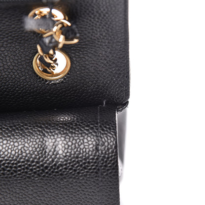 Chanel Caviar Quilted Medium Double Flap Black 11 of 16