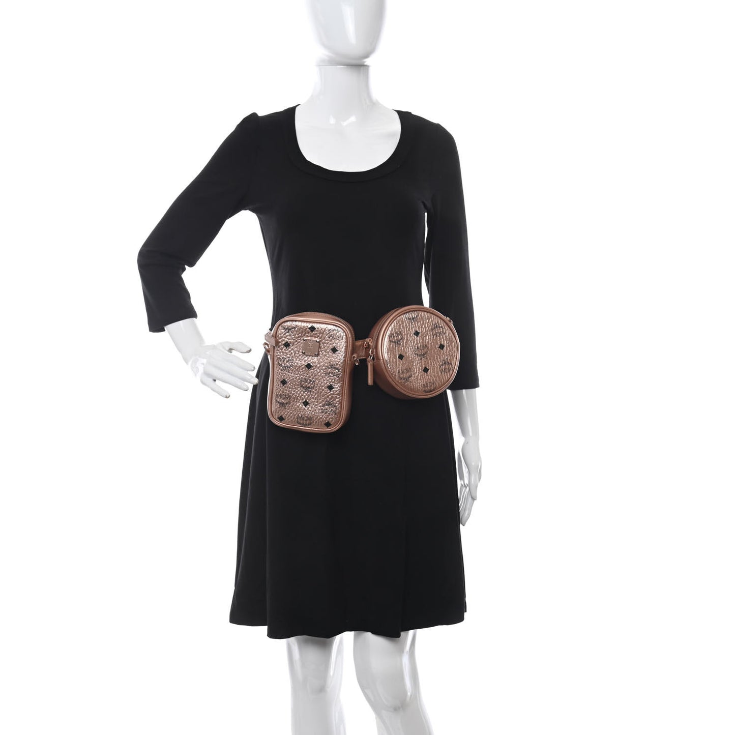 Metallic Visetos Stark Original Belt Bag Champagne Gold