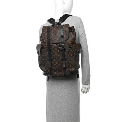 Louis Vuitton Monogram Macassar Christopher PM Backpack 2 of 12