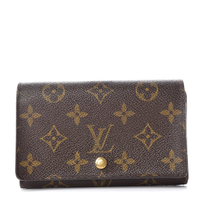 Louis Vuitton Monogram Porte-Monnaie Billets Tresor Wallet 1 of 10