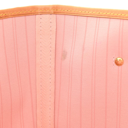 Louis Vuitton Damier Azur Neo Neverfull MM Rose Ballerine 12 of 12