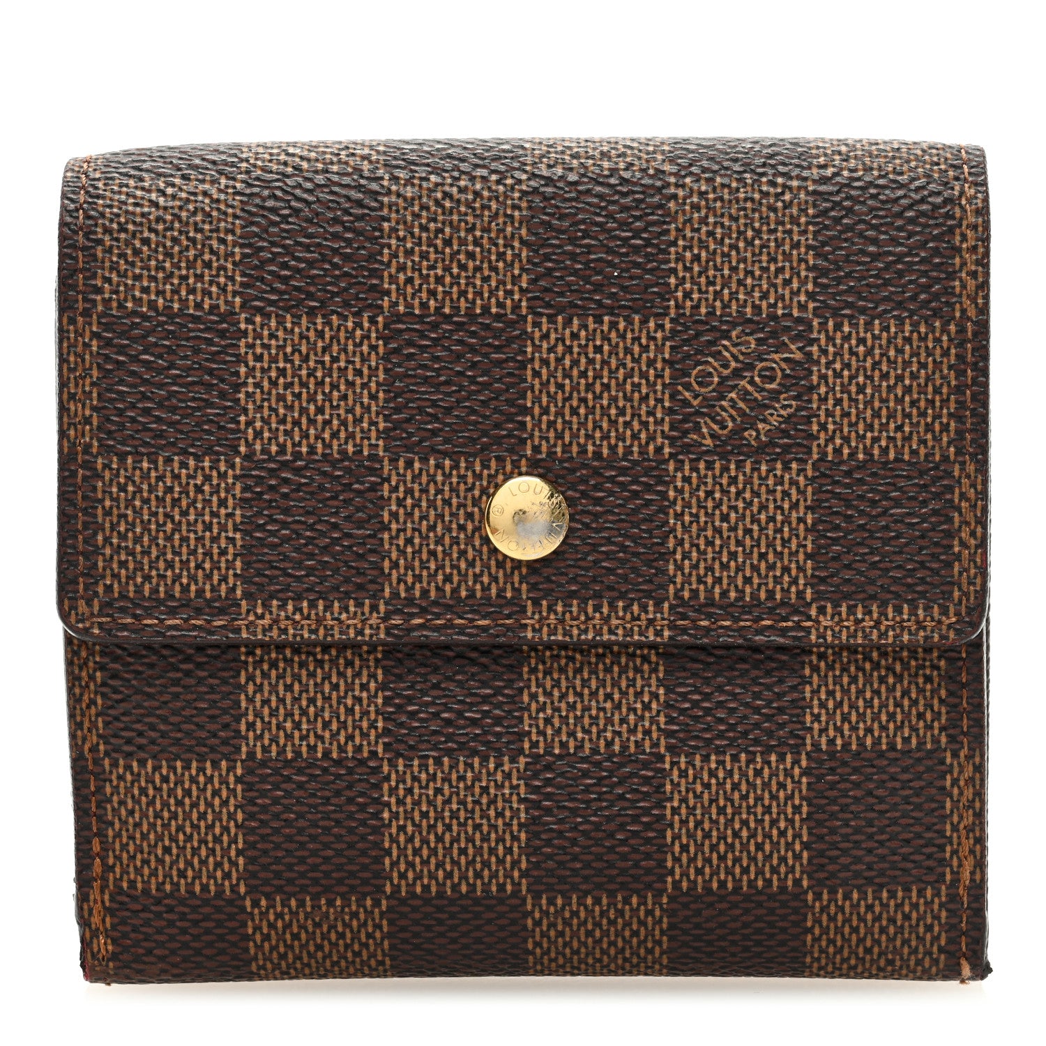 Louis Vuitton Damier Ebene Elise Wallet 1 of 7