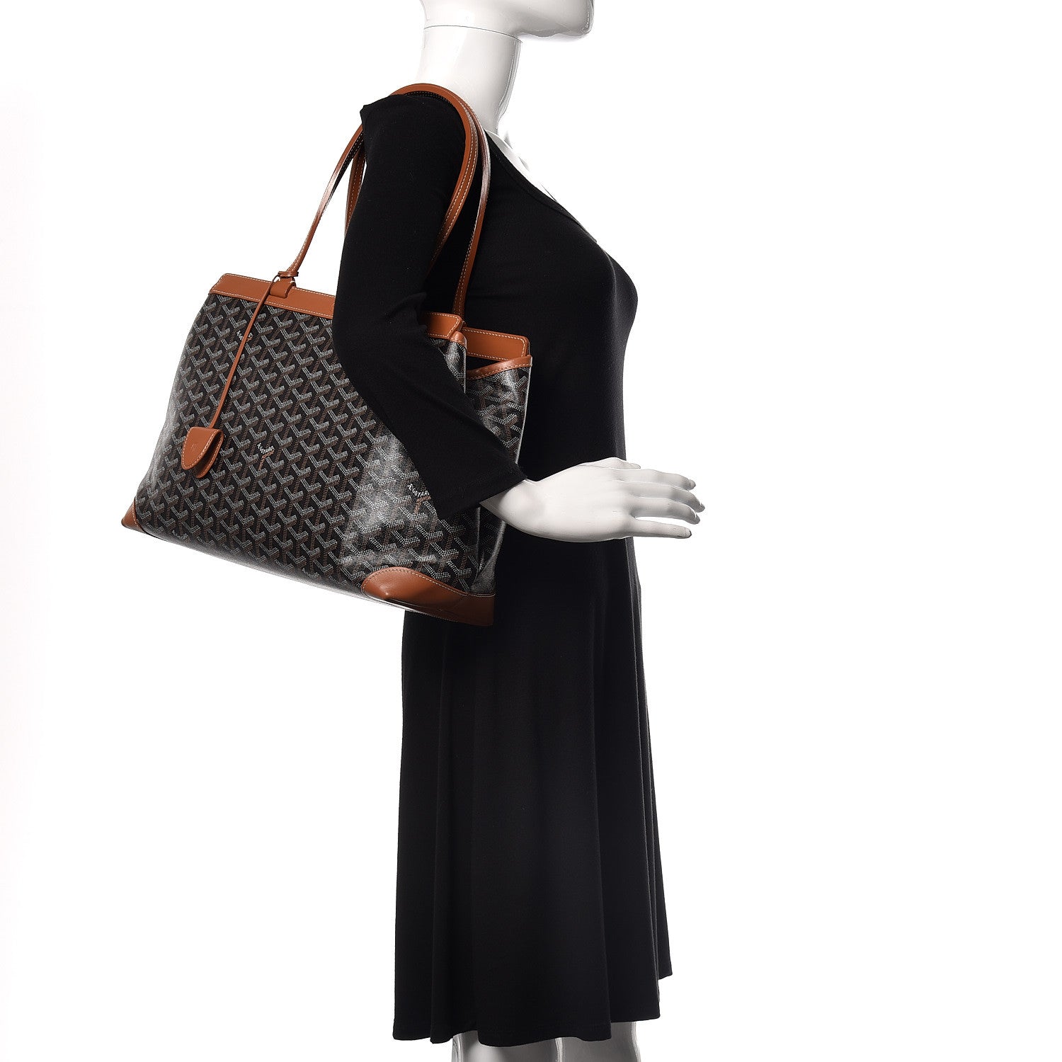 Goyard Goyardine Bellechasse PM Black Gold 2 of 13