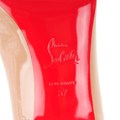 Christian Louboutin Patent Pyramidam 45 Pumps 37 Nude 6 of 7