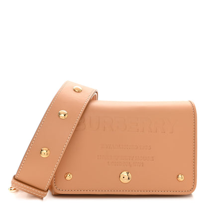 Burberry Smooth Calfskin Hackberry Crossbody Bag Warm Sand 1 of 9