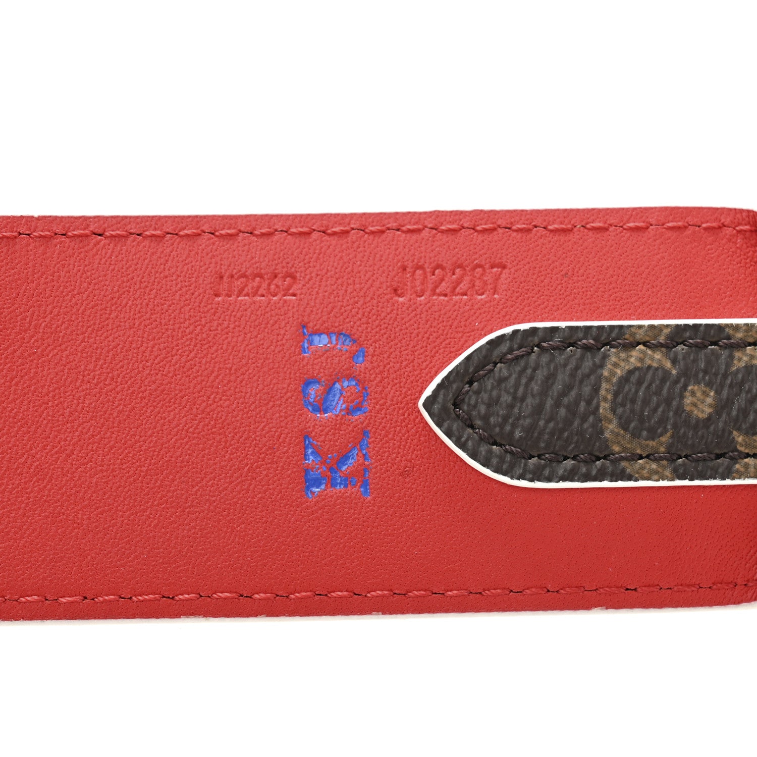 Louis Vuitton Monogram Bandouliere Shoulder Strap Red 5 of 9