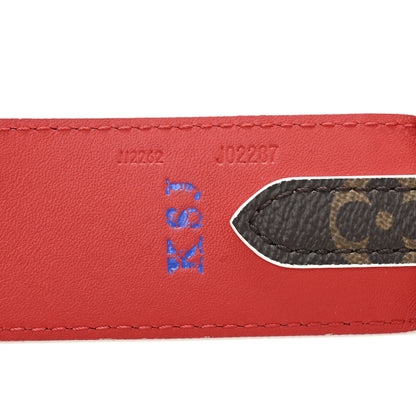 Louis Vuitton Monogram Bandouliere Shoulder Strap Red 5 of 9