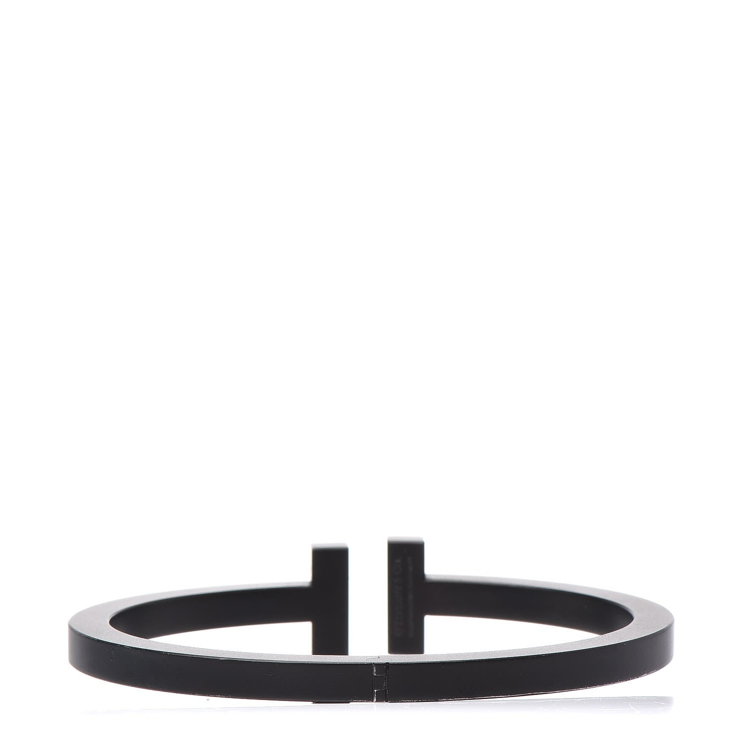 Tiffany Black-Coated Stainless Steel T Square Bracelet 3 of 8
