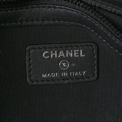 Chanel Lambskin Quilted Medium Cosmetic Case So Black 6 of 10