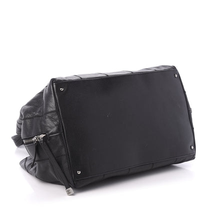 Chanel Caviar Square Stitched Tote Black 4 of 12