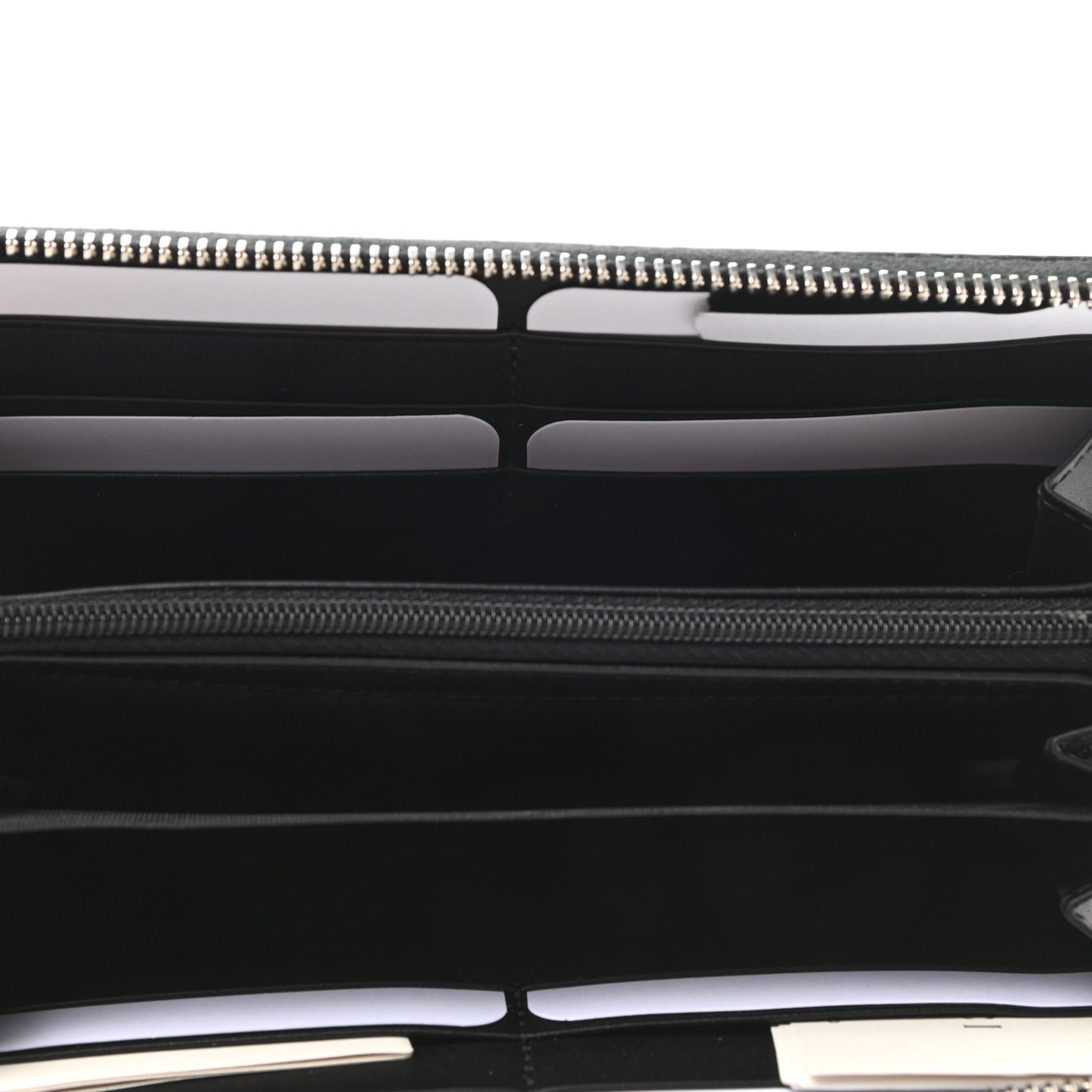 GG Supreme Monogram Kingsnake Zip Around Wallet Black