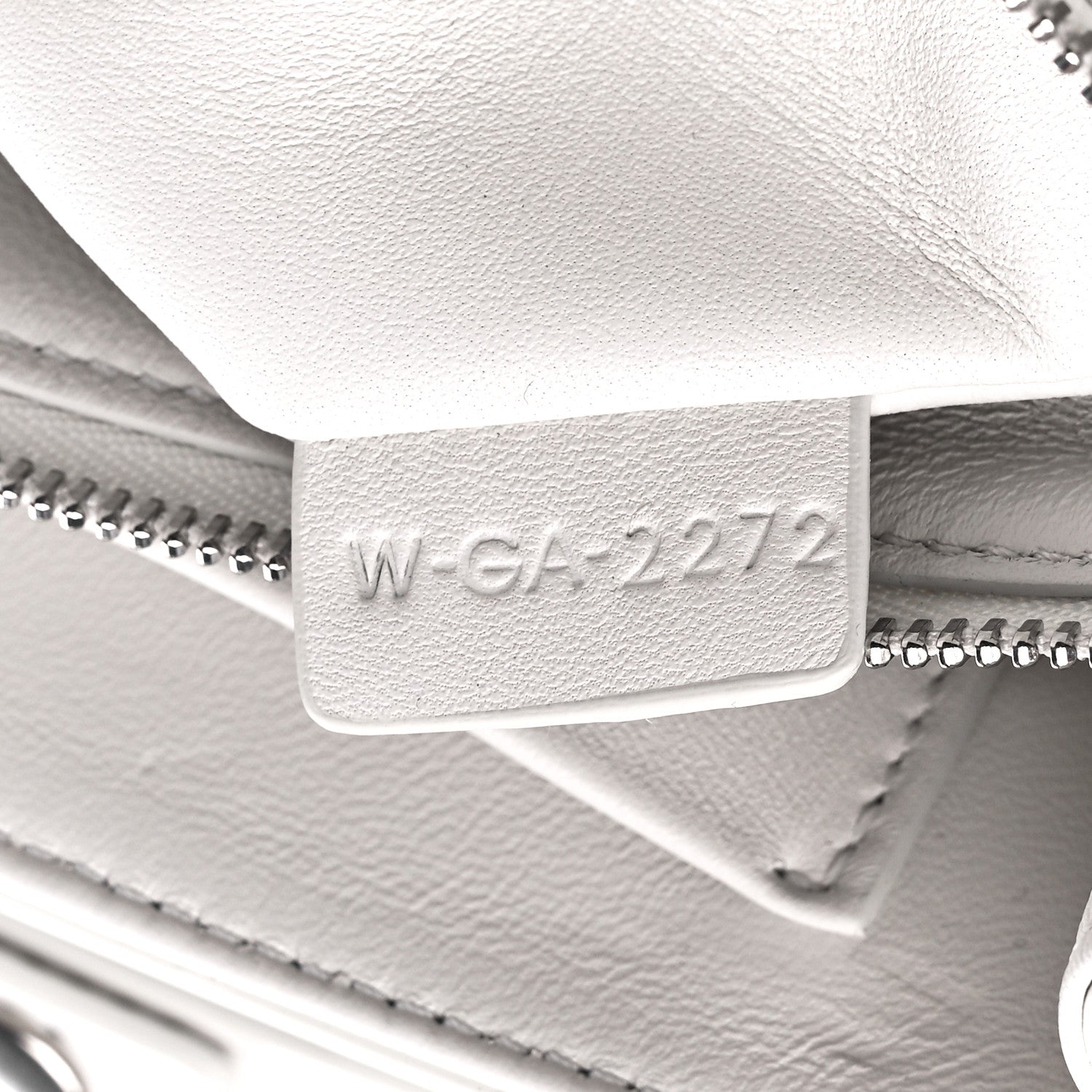 Celine Shiny Calfskin Trapeze Triomphe Bag White 8 of 12