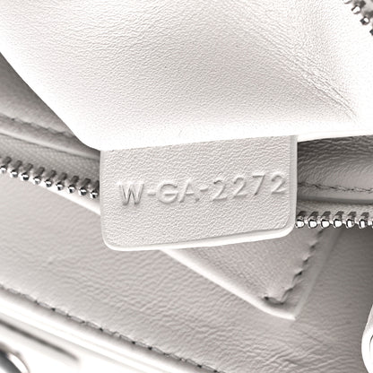 Celine Shiny Calfskin Trapeze Triomphe Bag White 8 of 12