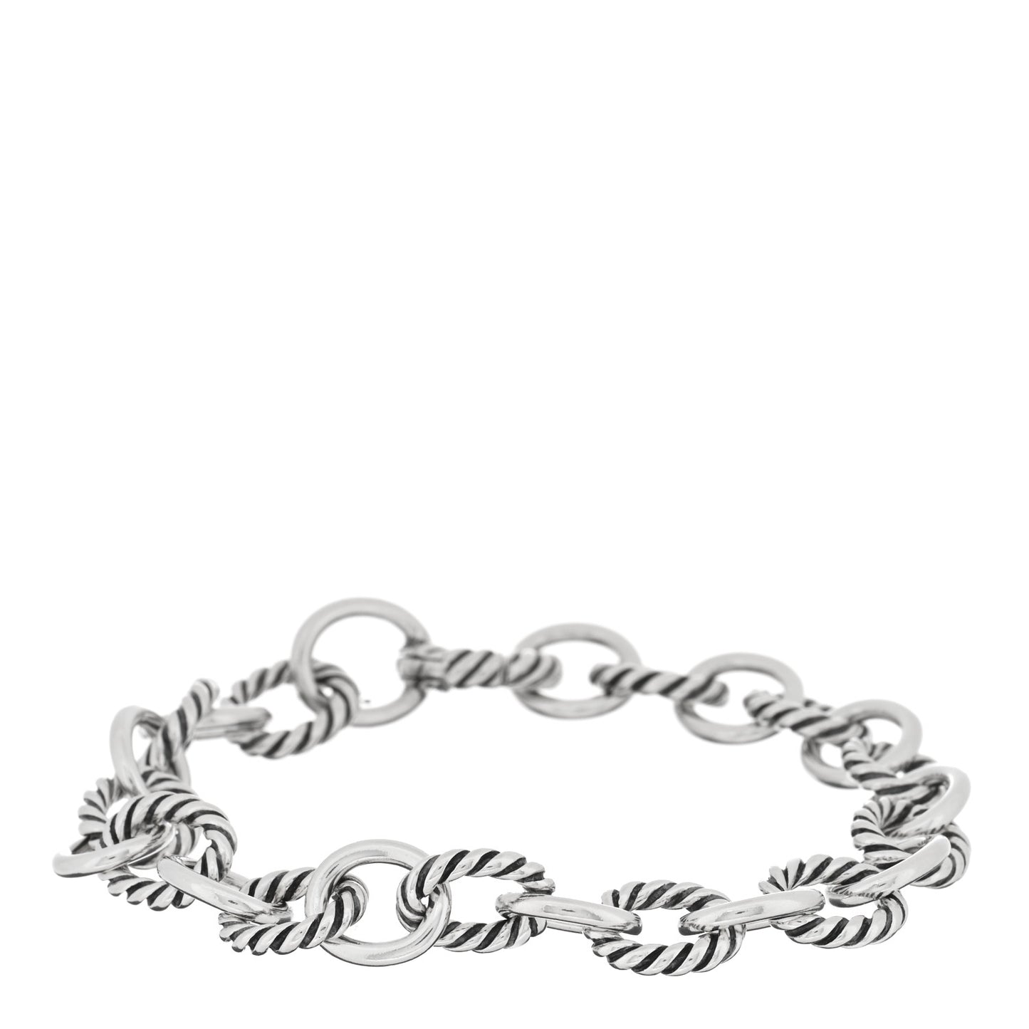Sterling Silver 10mm Medium Oval Link Bracelet